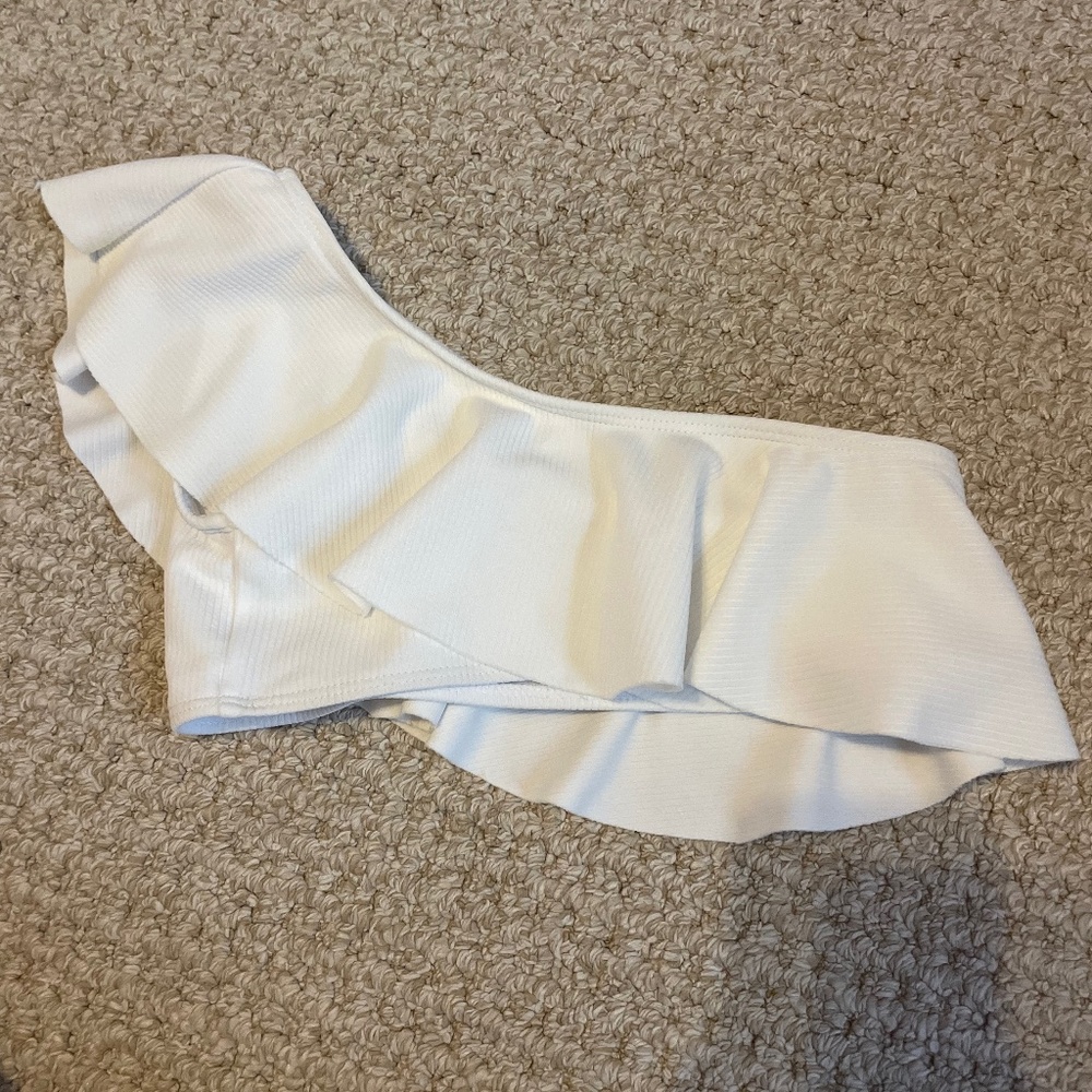One shoulder bikini top